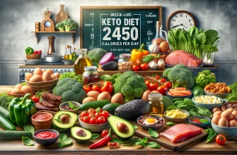 Кето-диета на неделю на 2450 калорий в день